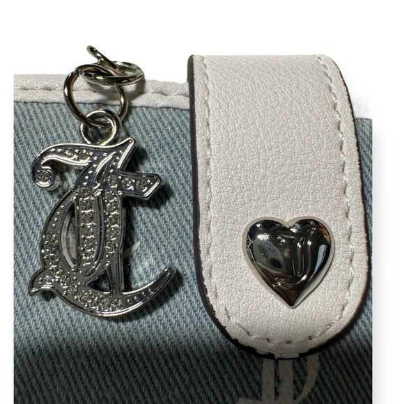 Juicy Couture Denim Blue and White Wallet Y2K VTG‎ - Picture 4 of 7